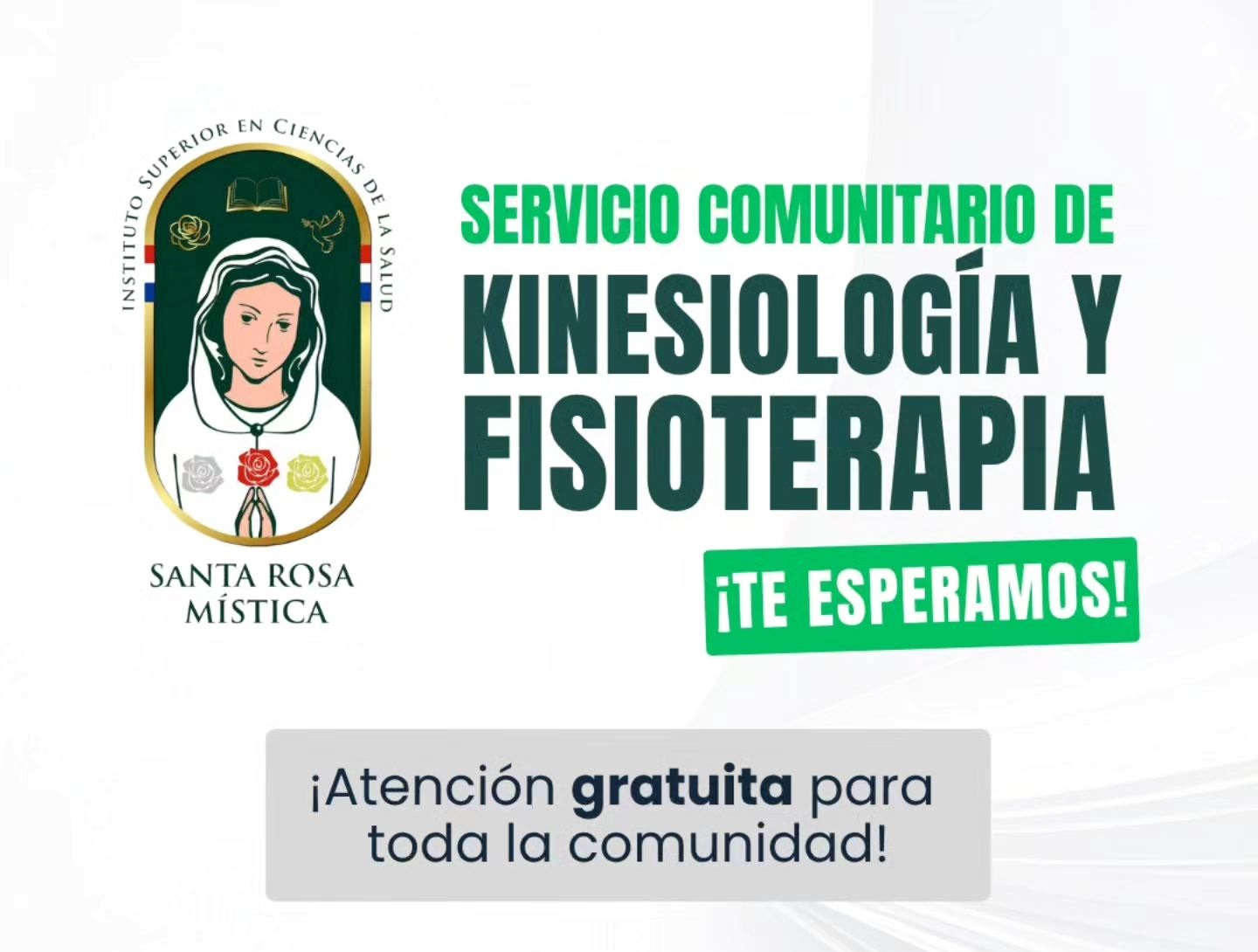Servicio comunitario gratuito de Kinesiología y Fisioterapia