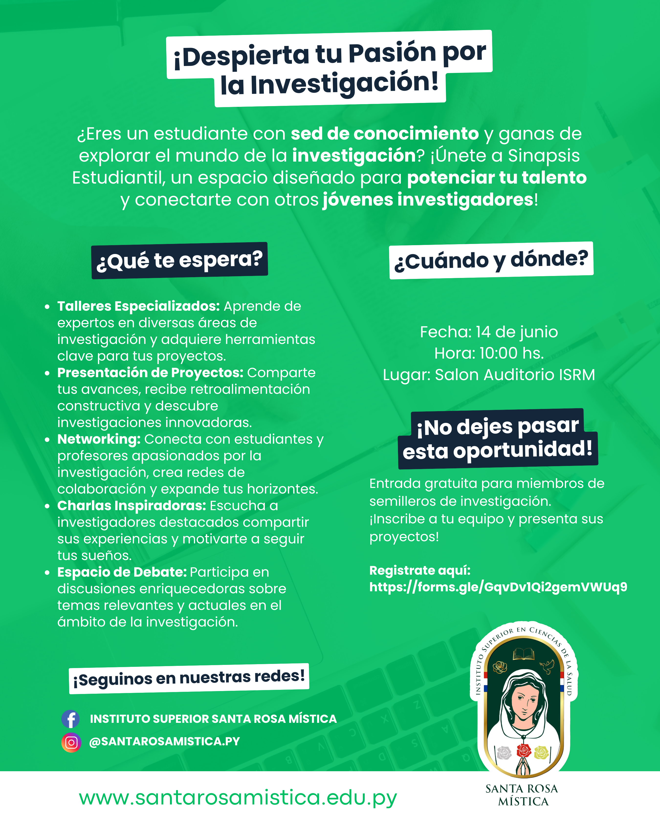 ¡Despertá tu pasión por la investigación con Sinapsis Estudiantil!