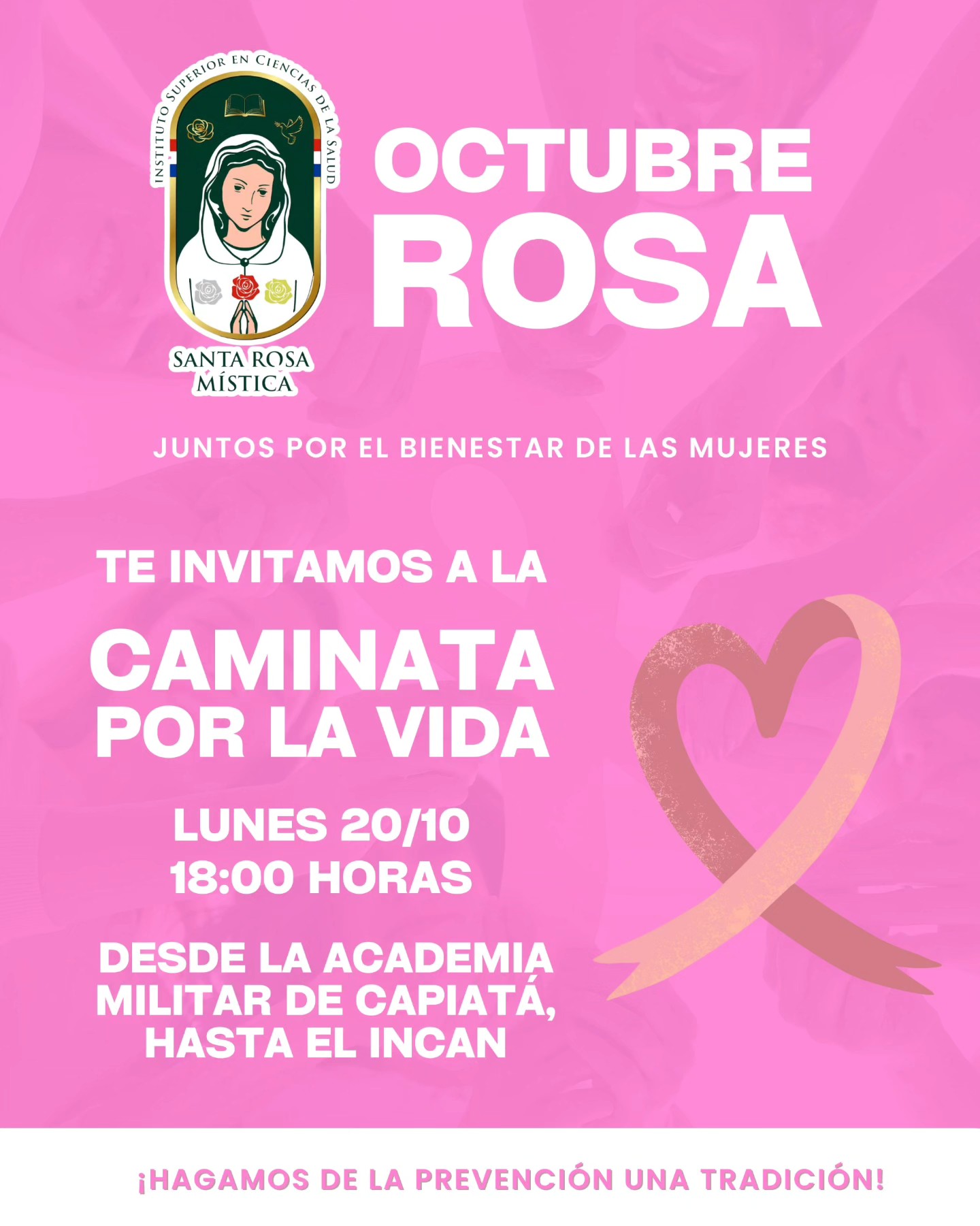 Caminata por la Vida: Santa Rosa Mística se suma al Octubre Rosa