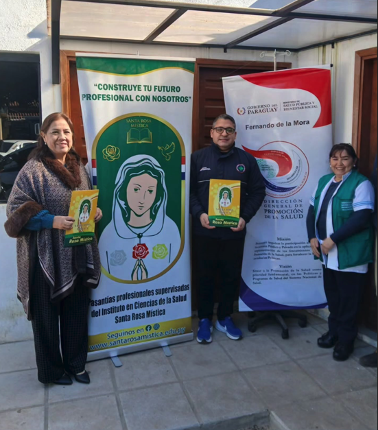 Instituto Santa Rosa Mística y Hospital Materno Infantil de Fernando de la Mora firman convenio para fortalecer la formación de profesionales de la salud