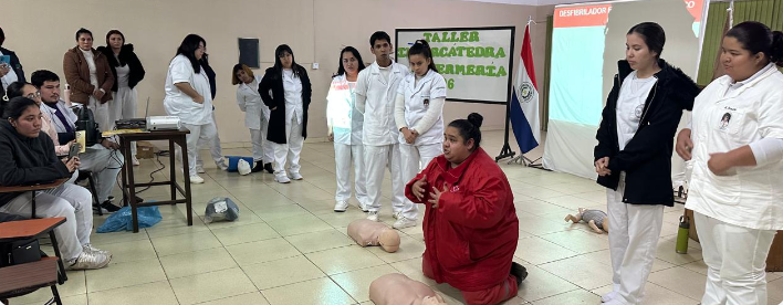 ISRM desarrolló con éxito la Jornada Taller Intercátedras con apoyo de la Cruz Roja Paraguaya